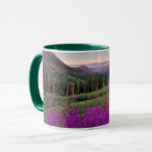ワイルドフラワーサンライズ |コロラド州，クリステッドビュート マグカップ (正面左)