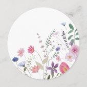 ワイルドフラワーサークルラウンド メニュー (裏面)