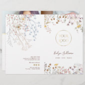 ワイルドフラワーサービスメニューパンフレット (正面/裏面)