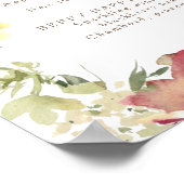 ワイルドフラワーシグネチャーカクテルメニューポスター ポスター (角)