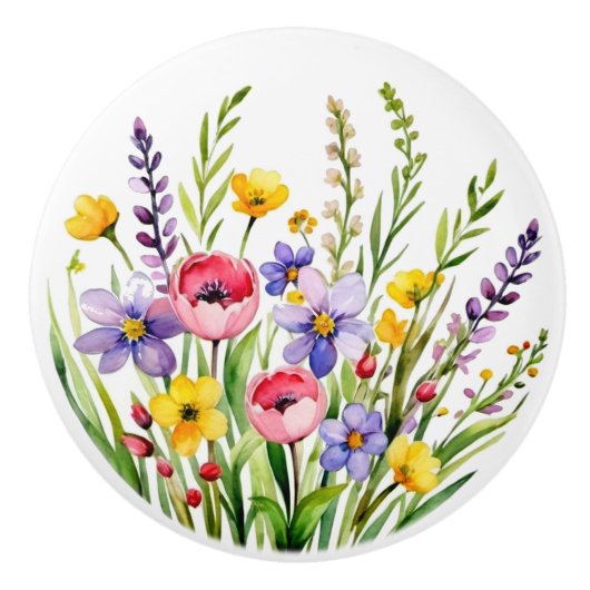 ワイルドフラワーシックス セラミックノブ (正面)