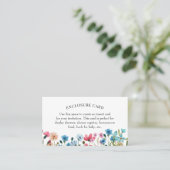 ワイルドフラワーシャワーエンクロージャカード 名刺 (スタンド正面)