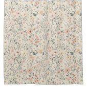 ワイルドフラワーシャワーカーテン シャワーカーテン (正面)