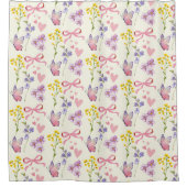 ワイルドフラワーシャワーカーテン シャワーカーテン (正面)