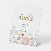 ワイルドフラワーシャワードリンクサイン 台座サイン (正面)