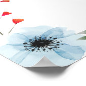 ワイルドフラワーシャワー ウェルカムサイン ポスター (角)