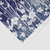 ワイルドフラワーシルエットミッドナイトブルーJ4デコページ 薄葉紙 (詳細)