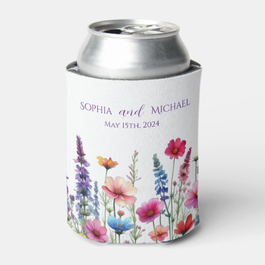 ワイルドフラワーシンフォニー結婚ズ 缶クーラー (缶正面)