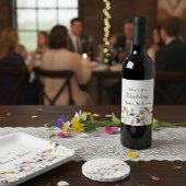 ワイルドフラワーシンフォニー：ビビッドウォーターカラーアート ペーパーコースター