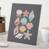 ワイルドフラワーシーシェルクラムサマービベスフローラビーチ 台座サイン (インサイチュ)