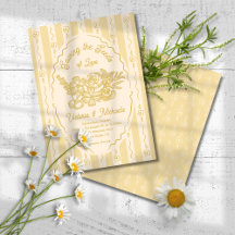 ワイルドフラワーシードパケット手描きリハーサルディナー