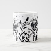 ワイルドフラワージャイアントコーヒーマグ ジャンボコーヒーマグカップ (正面)