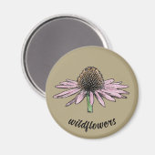 ワイルドフラワースケッチ磁石 マグネット (正面/裏面)