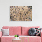 ワイルドフラワースケッチ キャンバスプリント (インサイチュ (リビング))