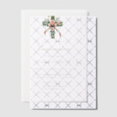 ワイルドフラワースタイリッシュガーデンの確認 ベラム紙招待状 (オフセット (招待状))