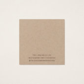 ワイルドフラワースタッドイヤリングディスプレイカード (裏面)