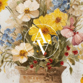 ワイルドフラワースチル絵画ライフの花束 ポスター