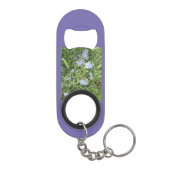 ワイルドフラワーステンレス鋼ボトルオープナー キーホルダー栓抜き (裏面)