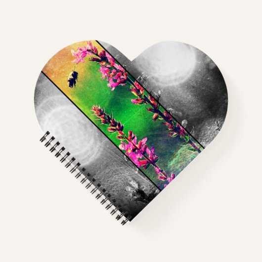 ワイルドフラワーストライプズ ノートブック (正面)