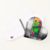 ワイルドフラワーストライプズ ノートブック (内部)