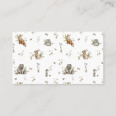 ワイルドフラワーストロベリーサマーシャワーおむつラッフル 名刺 (裏面)