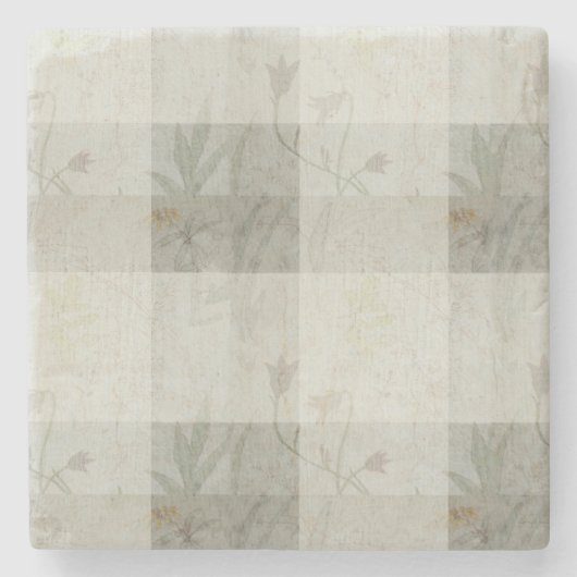 ワイルドフラワーストーンコースター ストーンコースター (正面)