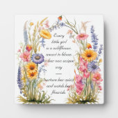 ワイルドフラワースピリット テーブルプラーク フォトプラーク (正面)