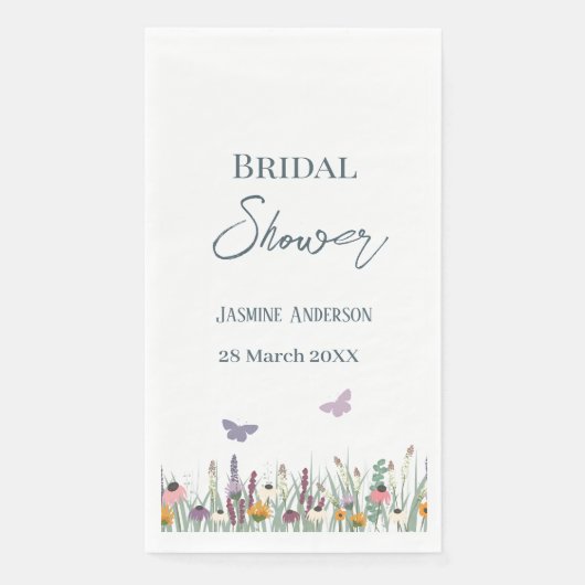 ワイルドフラワーズと蝶ブライダルシャワーパーティー (正面)