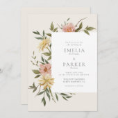 ワイルドフラワーズの招待状 招待状 (正面/裏面)