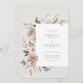 ワイルドフラワーズの招待状 招待状 (正面/裏面)