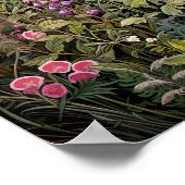 ワイルドフラワーズアットナイトアートプリント ポスター (角)