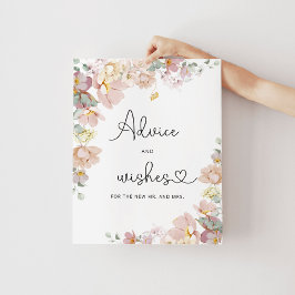 ワイルドフラワーズアドバイスと新婚ポスターの願い ポスター