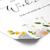 ワイルドフラワーズアドバイスと新婚ポスターの願い ポスター (角)