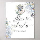 ワイルドフラワーズアドバイスと新婚ポスターの願い ポスター (正面)