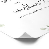 ワイルドフラワーズアドバイスと新婚ポスターの願い ポスター (角)