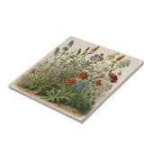 ワイルドフラワーズイラストレーション タイル (側面)