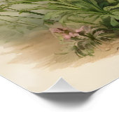 ワイルドフラワーズイラストレーション ポスター (コーナー)