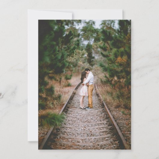 ワイルドフラワーズエロペメント披露宴写真の招待状 招待状 (裏面)