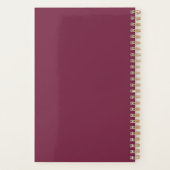 ワイルドフラワーズカラフルプランナー プランナー手帳 (裏面)