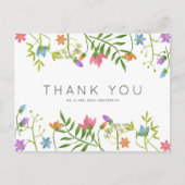 ワイルドフラワーズカントリー結婚ボタニカル ポストカード (正面)