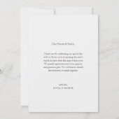 ワイルドフラワーズガーデンエレガントウェディングサンキューカード サンキューカード (裏面)