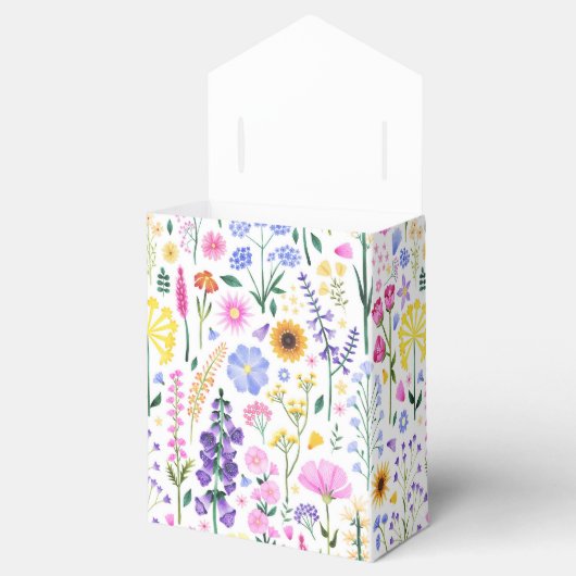 ワイルドフラワーズガーデンパーティーファースト誕生日 フェイバーボックス (オープン)