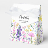 ワイルドフラワーズガーデンパーティーファースト誕生日 フェイバーボックス (正面サイド)