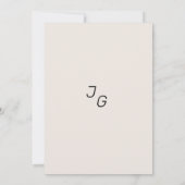 ワイルドフラワーズガーデン植物性フローラRSVP 招待状 (裏面)