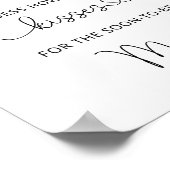 ワイルドフラワーズキスブライダルシャワーゲーム ポスター (角)