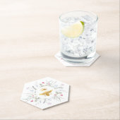 ワイルドフラワーズクイーンビーデザイン ペーパーコースター (インサイチュ)