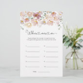 ワイルドフラワーズゲームはどこにあったかブライダルシャワー (スタンド正面)