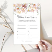 ワイルドフラワーズゲームはどこにあったかブライダルシャワー