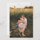 ワイルドフラワーズコテージ結婚コアズ セーブザデート (裏面)