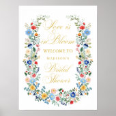 ワイルドフラワーズゴールデンブライダルシャワーへようこそ ポスター (正面)